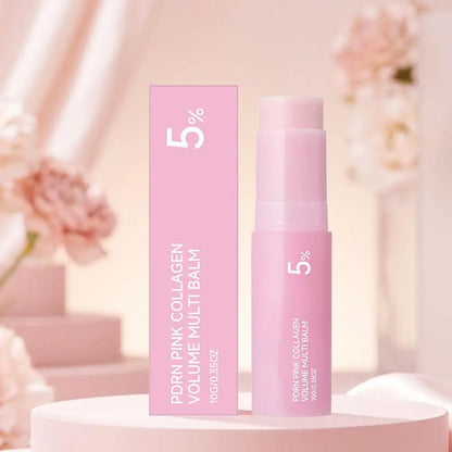 PDRN Collagen Multi Balm Portable Hydrating Stick Ph-Balanced Sensitive Skin Safe Barrier Repair Long-Lasting Moisturizing Cream