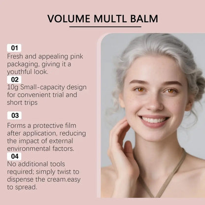 PDRN Collagen Multi Balm Portable Hydrating Stick Ph-Balanced Sensitive Skin Safe Barrier Repair Long-Lasting Moisturizing Cream